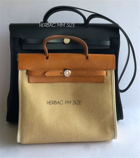 hermes herbag mm vs pm